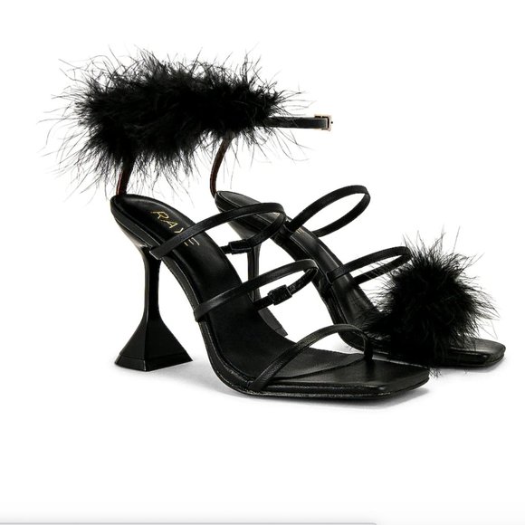 REVOLVE Shoes Raye The Label Black Strappy Heels Poshmark